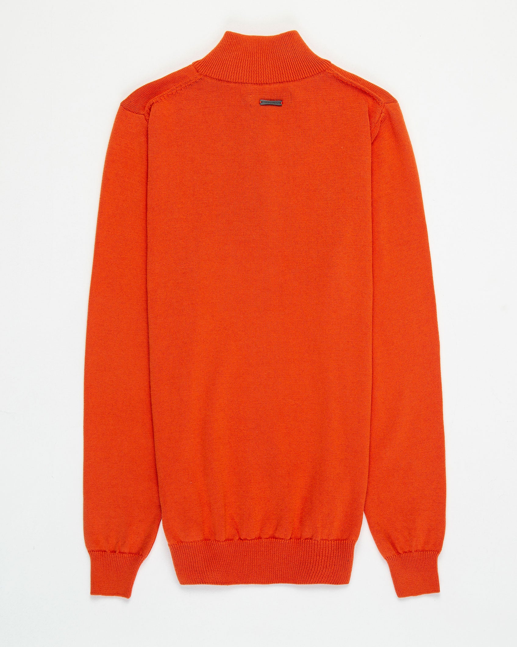 Saco Half Zip Algodón Naranja